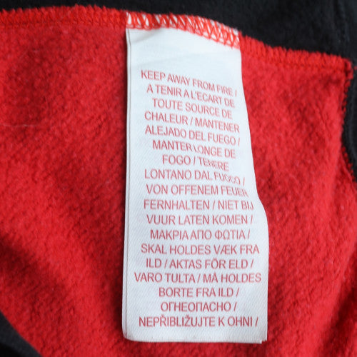 Nike Boys Red Colourblock 1/2 Zip Hoodie XL 158 Fleece Sweatshirt
