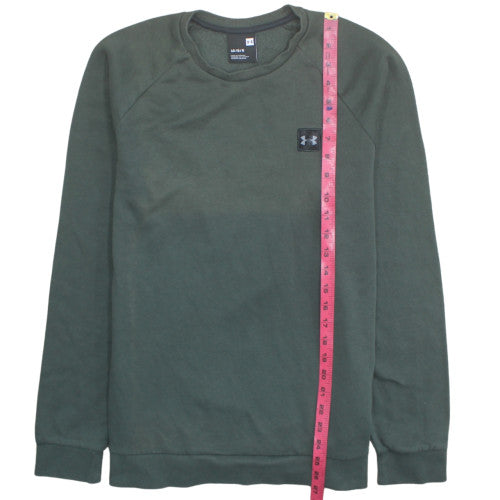 Under Armour Men's Green Crew Neck Pullover Sweatshirt Size L