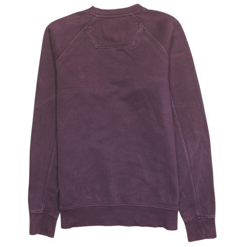 Timberland Men’s Purple Crew Neck Pullover Sweatshirt M Regular Fit