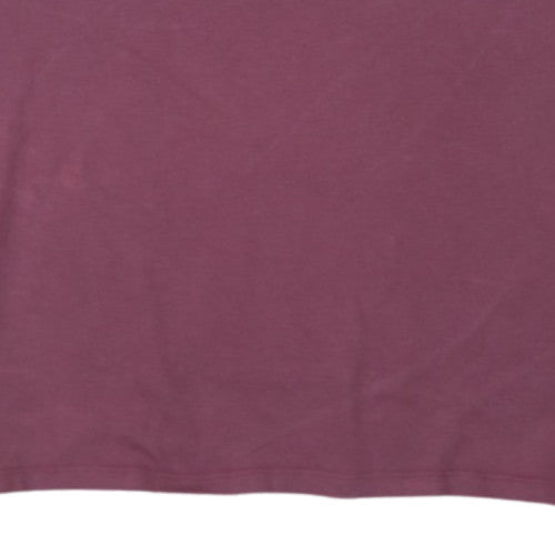 Carhartt Men Purple Cotton Crew Neck Short Sleeve T-Shirt Size S