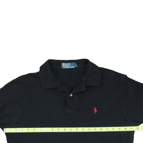 Ralph Lauren Men's Black Long Sleeve Polo Shirt Size M