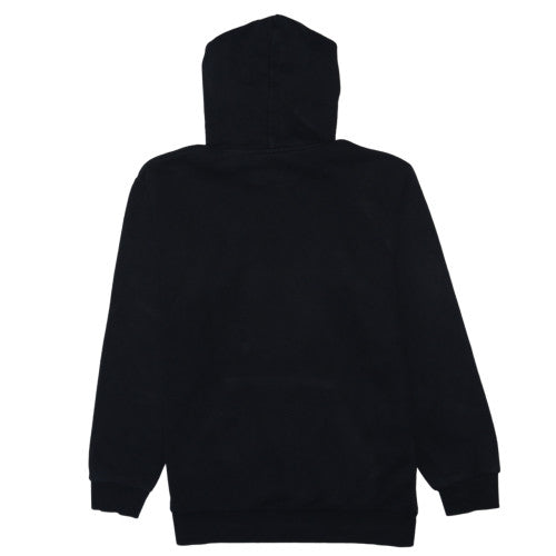 adidas Men Black Pullover Hoodie Regular Fit Size M Logo Fleece