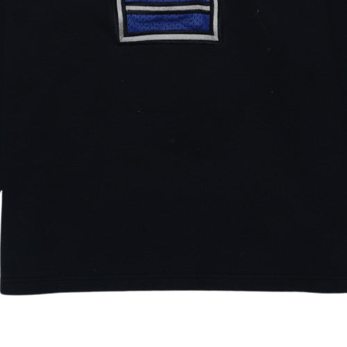 Adidas Mens Black L Pullover Sweatshirt Logo Sportswear