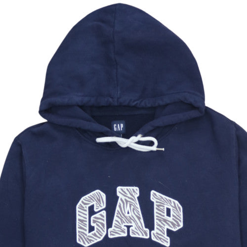 GAP Womens Navy Blue XXL Pullover Hoodie Dress Cotton Blend
