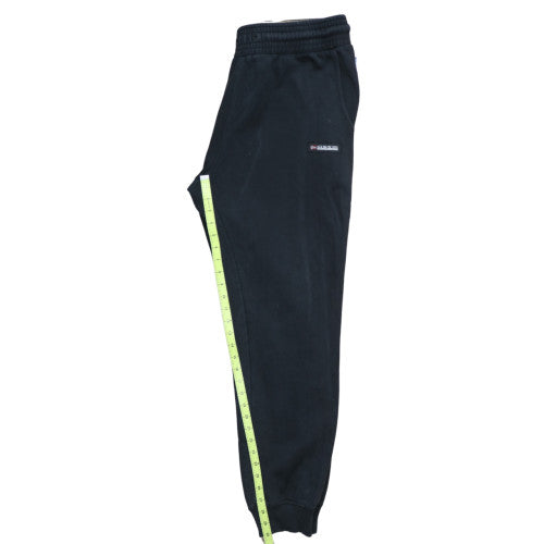 Napapijri Men's Black Regular Fit Fleece Jogger Activewear Trousers M