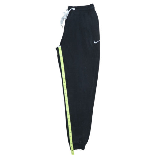 Nike Men Black Fleece Jogger Trousers Size L Drawstring Pants