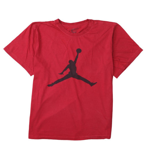 Jordan Men's Red Graphic Short Sleeve Crew Neck T-Shirt Size M