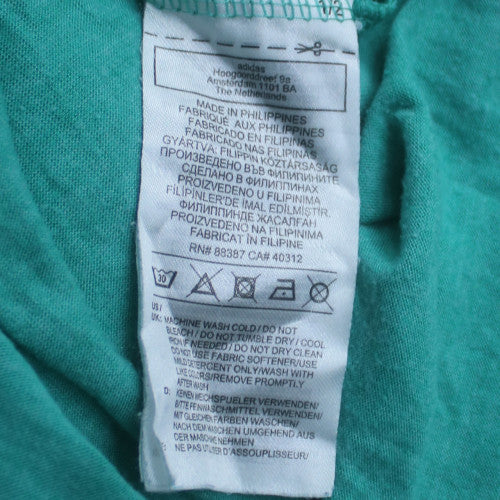 Adidas Men's Aqua Blue Freelift Aeroready Crew Neck T-Shirt XL