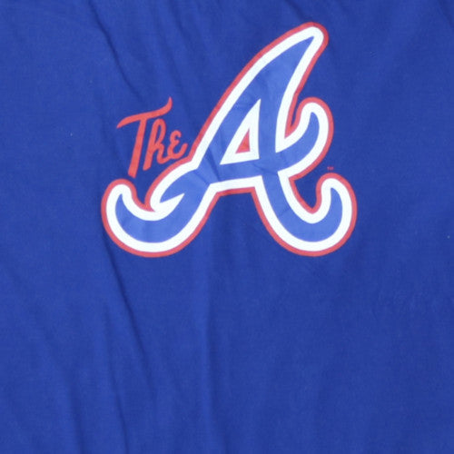 New Era Men's Blue 2XL Crew Neck Sports Graphic T-Shirt