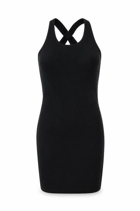 I Don't Ask Why Women's Black Bodycon Short Dress One Size