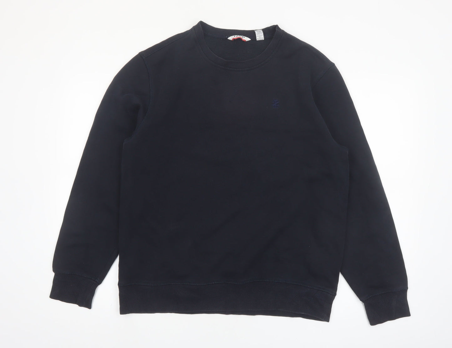 IZOD Men's Black M Pullover Crew Neck Fleece Sweatshirt