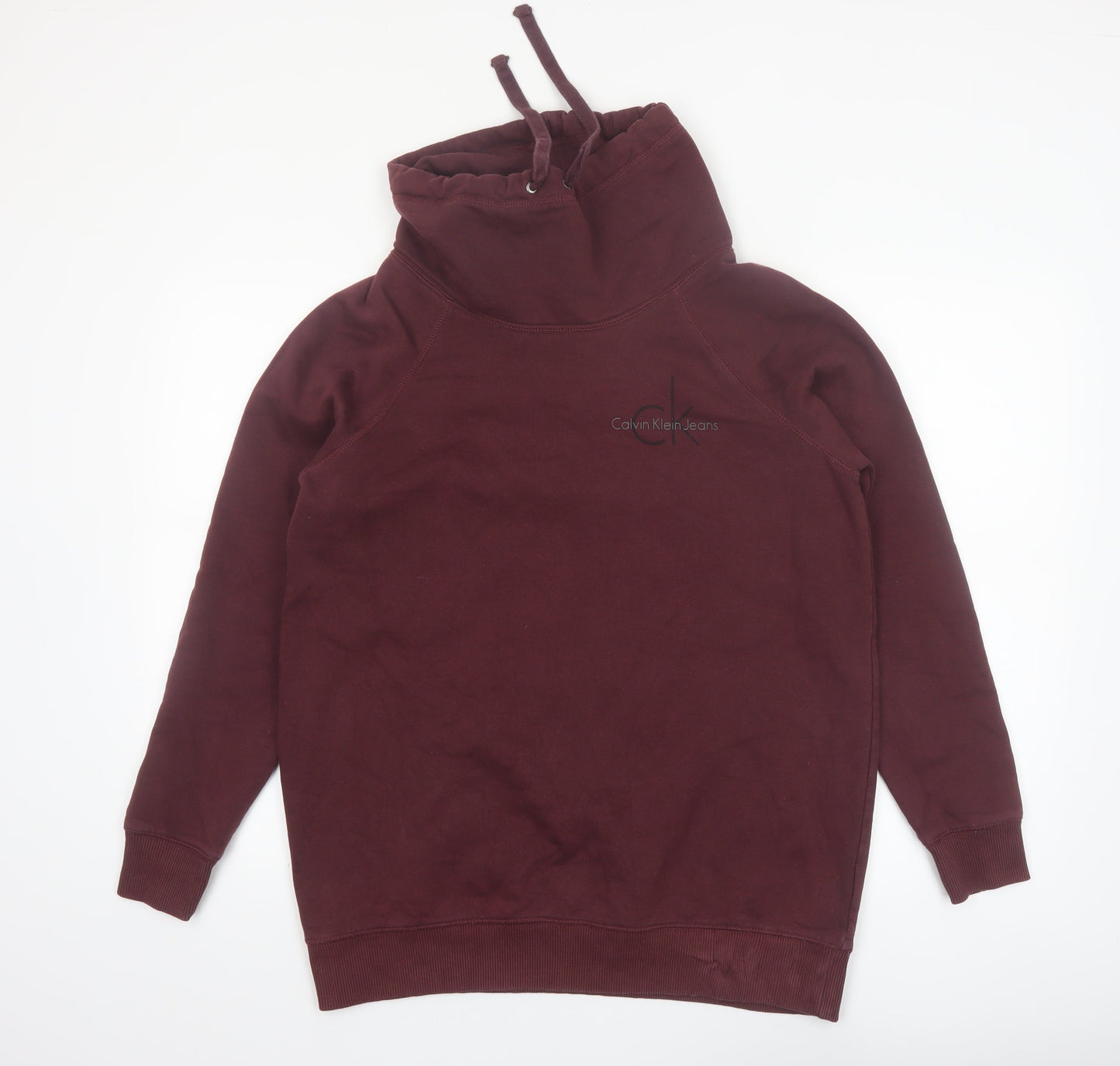 Calvin Klein Jeans Men’s Brown High Neck Sweatshirt M Pullover Fleece