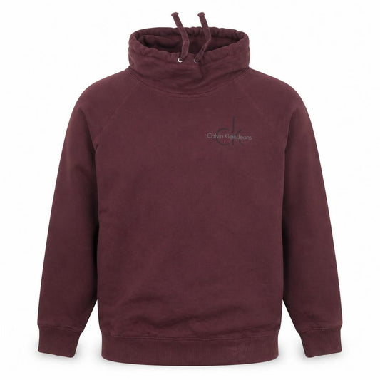 Calvin Klein Jeans Men’s Brown High Neck Sweatshirt M Pullover Fleece