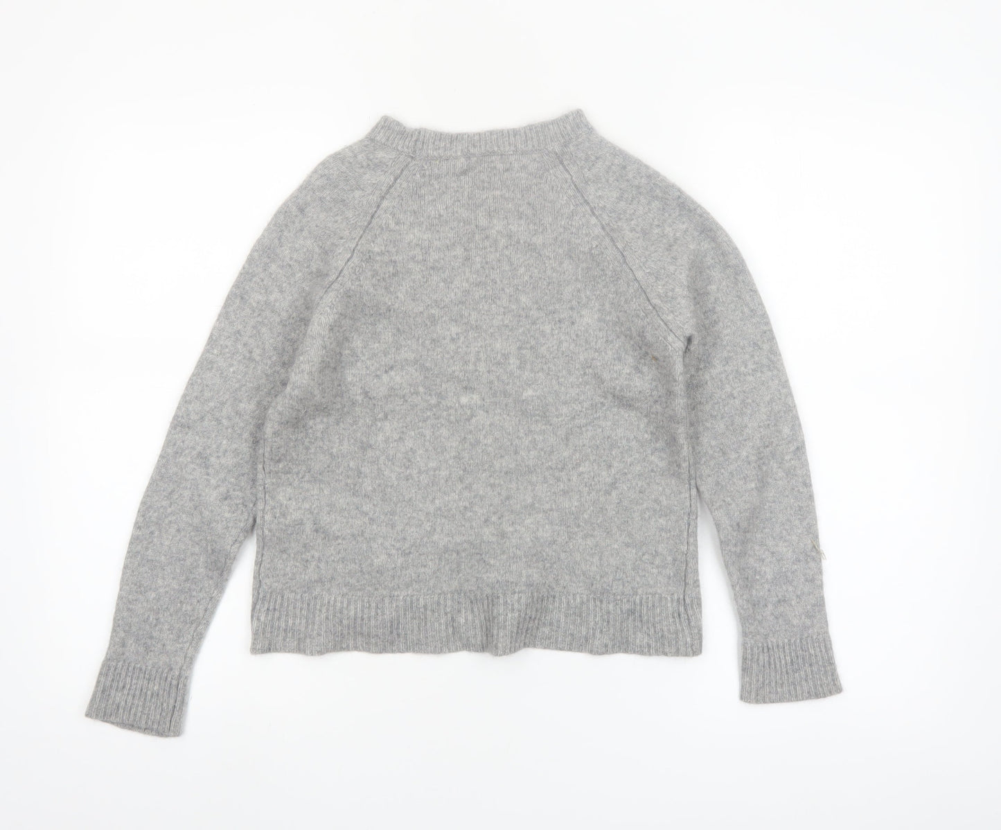 Zadig & Voltaire Women Grey Cashmere Amour Jumper Size S