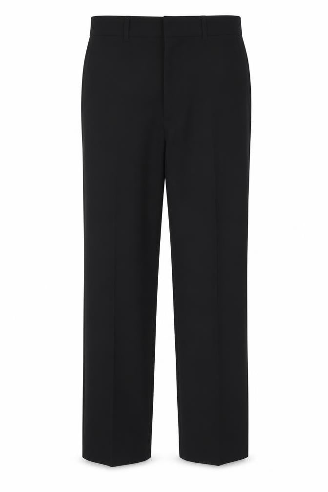 Marks & Spencer Men's Black 32x31 Regular Fit Dress Trousers