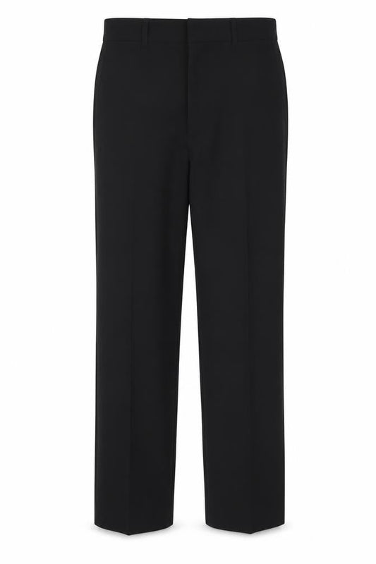 Marks & Spencer Men's Black 32x31 Regular Fit Dress Trousers