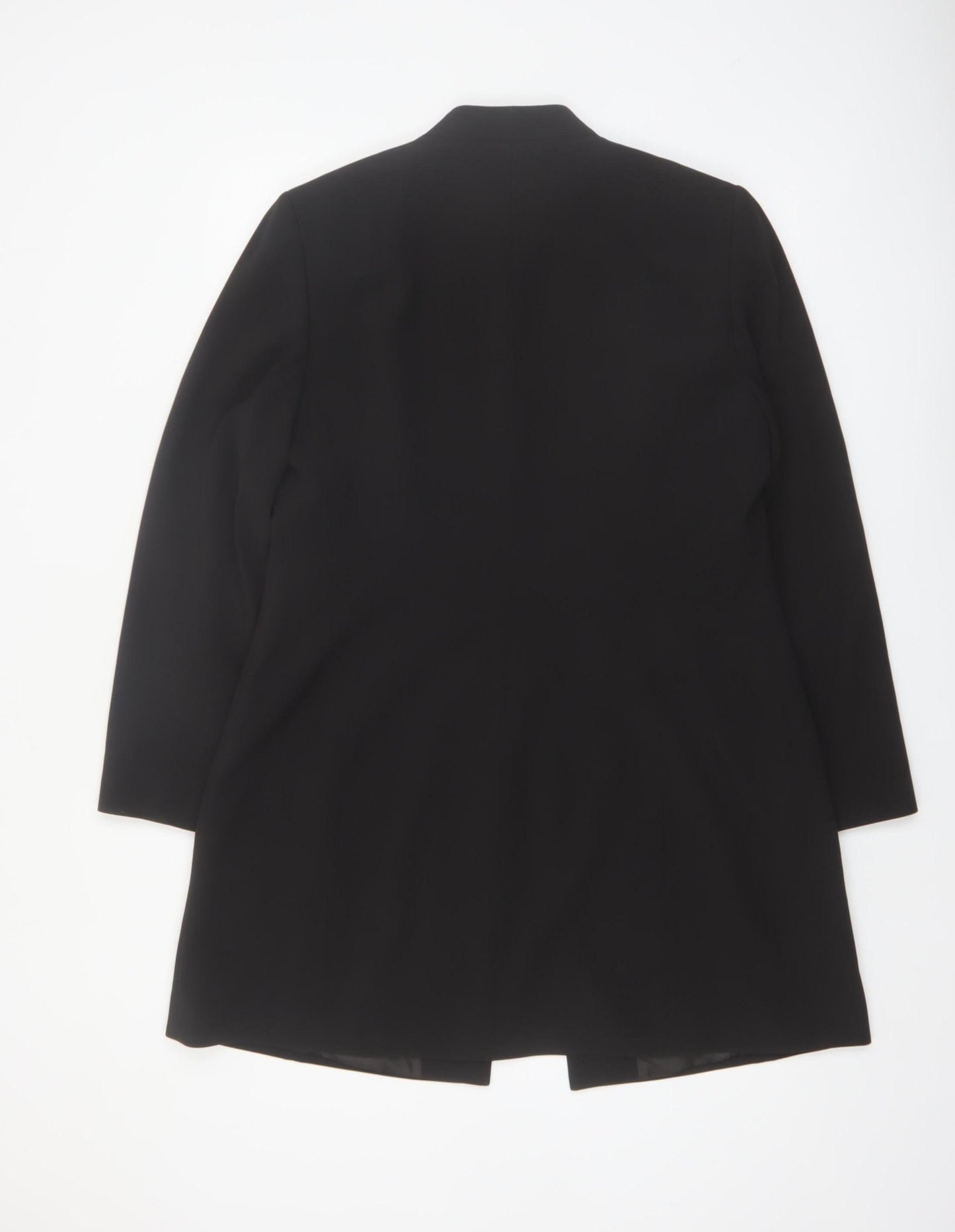 Windsmoor Women Black Size 16 Long Overcoat Classic Style