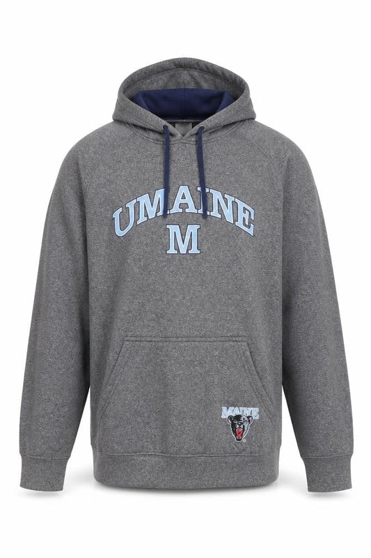 Knights Apparel Men's Grey UMAINE Pullover Hoodie M Logo Sportswear
