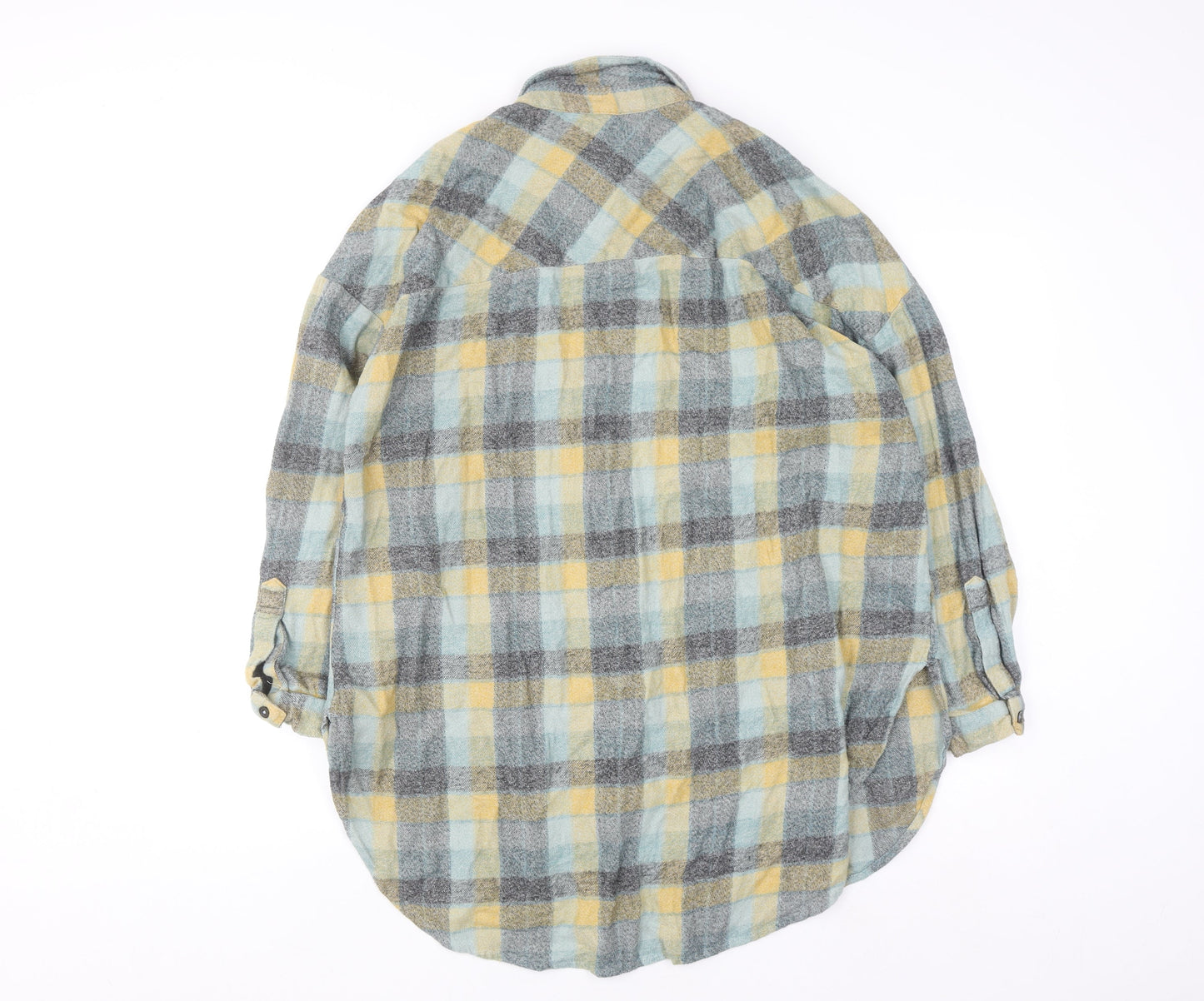 Next Women’s Multicoloured Flannel Check Tunic Shirt Size 12
