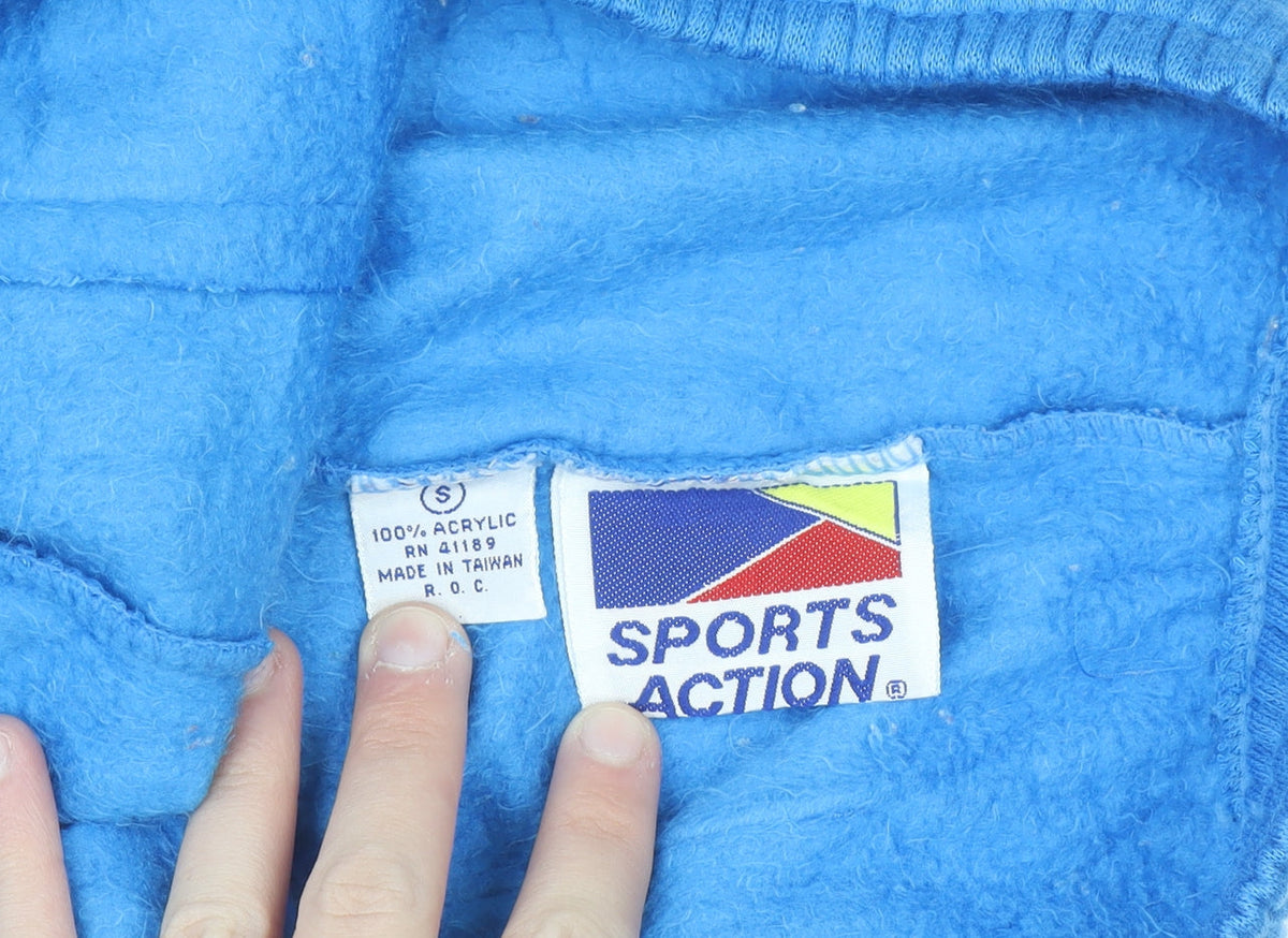 Sports Action Blue Womens Small Athletic Knit Shorts