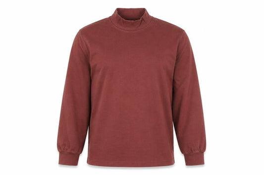 Peruvian Connection Men’s Brown Pima Cotton Long Sleeve Top M
