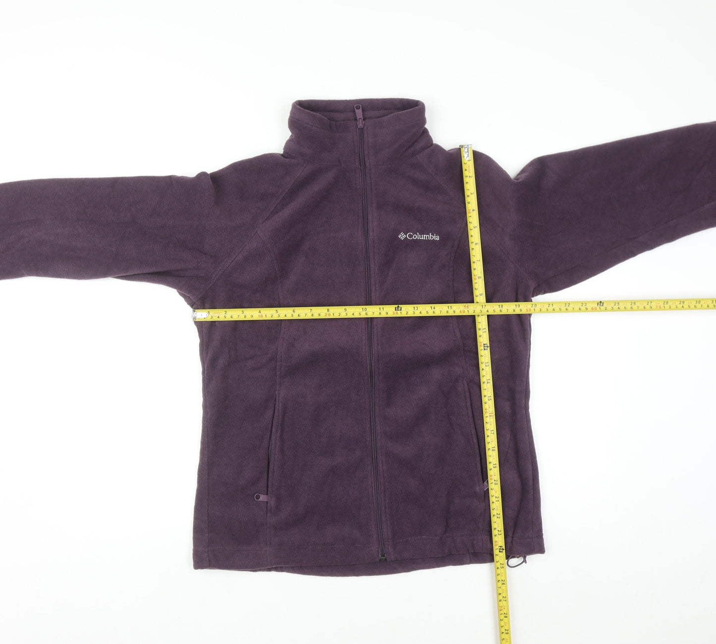 Columbia Women's Purple Full Zip Fleece Jacket Size L