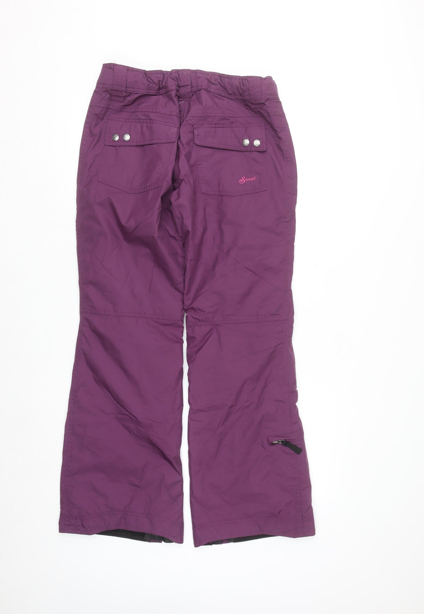 Sweet Women's Purple Snow Pants S Waterproof Insulated Winter Trousers