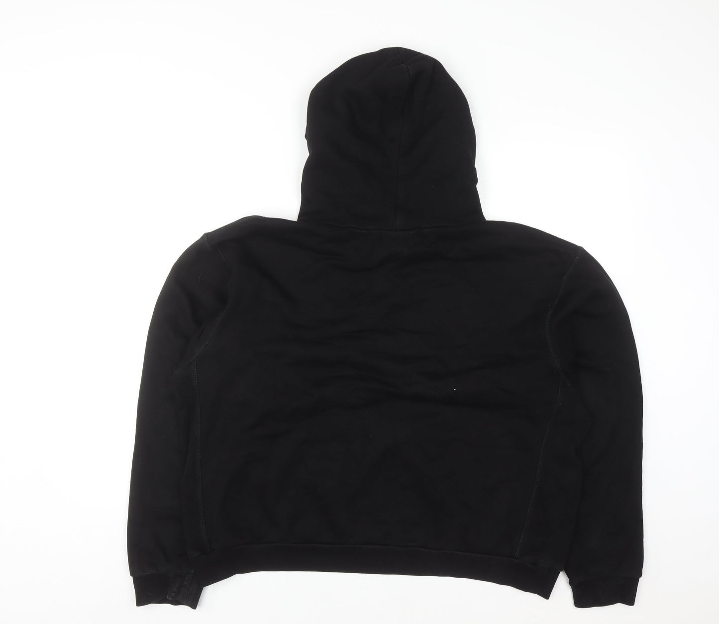 Eric Emanuel Men's Black Pullover Hoodie Medium Cotton Fleece