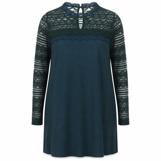 Marks & Spencer Women’s Green Lace Shift Dress Size 16