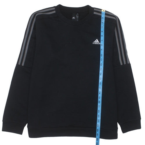 Adidas Men's Black XL Crew Neck Pullover Sports Sweatshirt