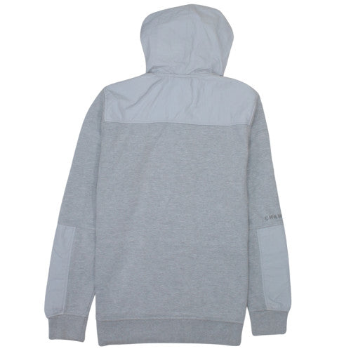 Champion Men's Grey Pullover Hoodie M Regular Fit Sports Fleece