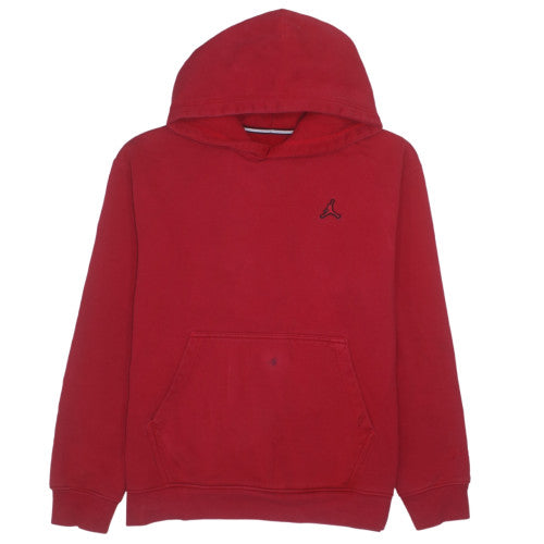 Nike Jordan Red Pullover Hoodie Men’s M Fleece Logo Sports Style