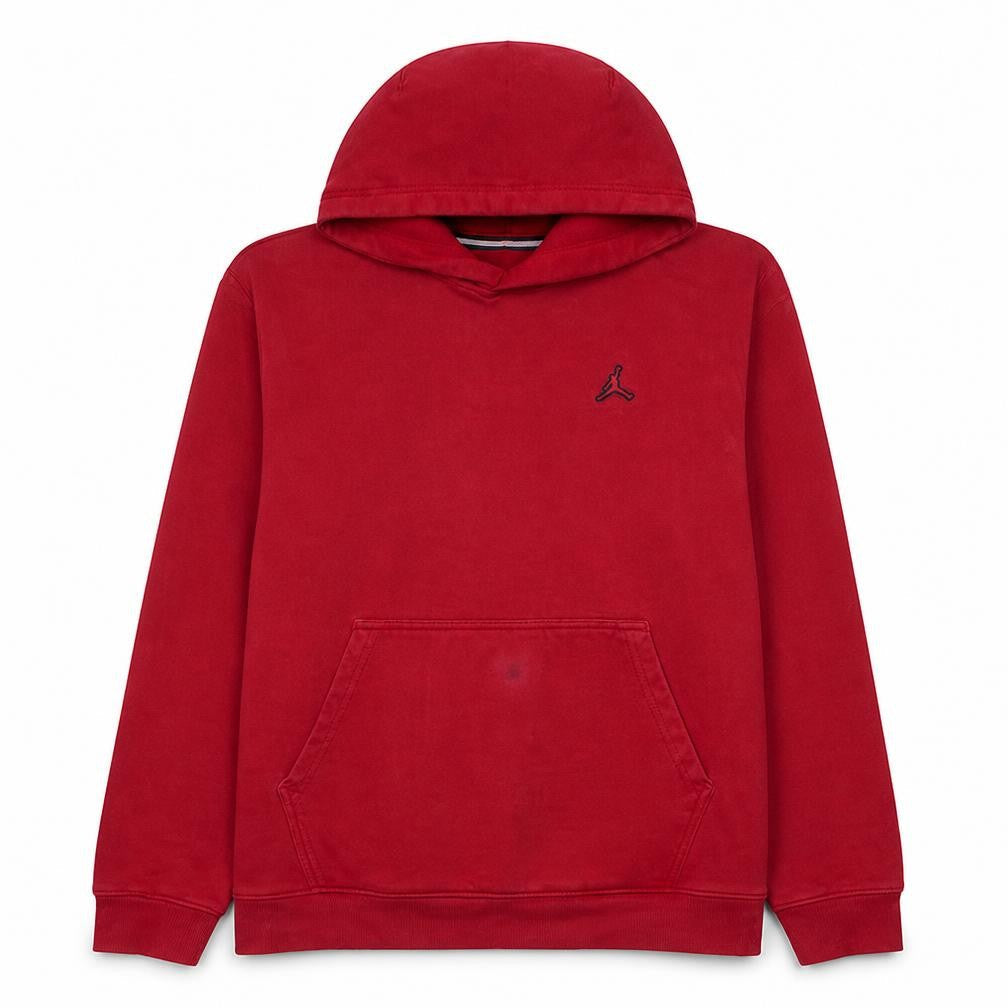 Nike Jordan Red Pullover Hoodie Men’s M Fleece Logo Sports Style