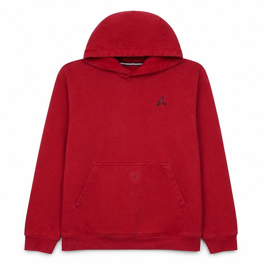 Nike Jordan Red Pullover Hoodie Men’s M Fleece Logo Sports Style