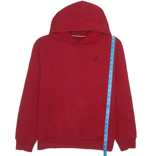 Nike Jordan Red Pullover Hoodie Men’s M Fleece Logo Sports Style