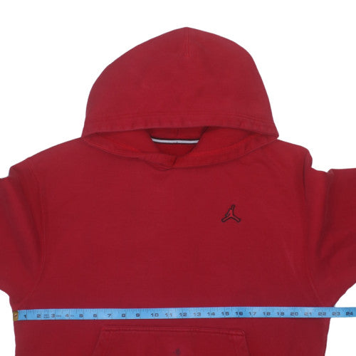 Nike Jordan Red Pullover Hoodie Men’s M Fleece Logo Sports Style