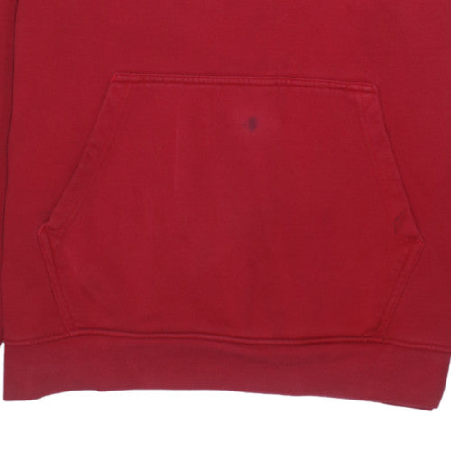 Nike Jordan Red Pullover Hoodie Men’s M Fleece Logo Sports Style