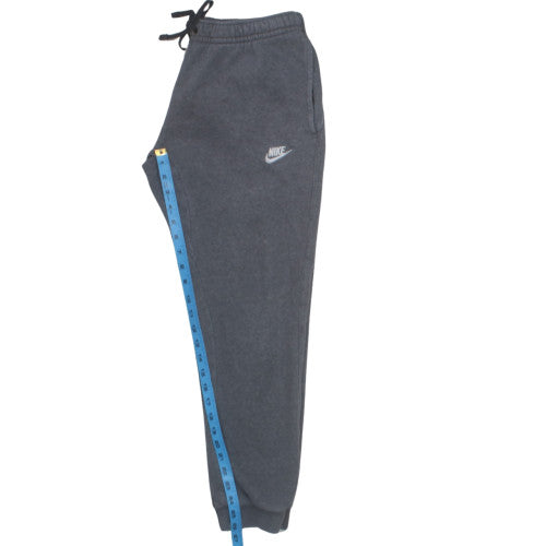 Nike Men Grey Fleece Jogger Trousers Size M Regular Fit