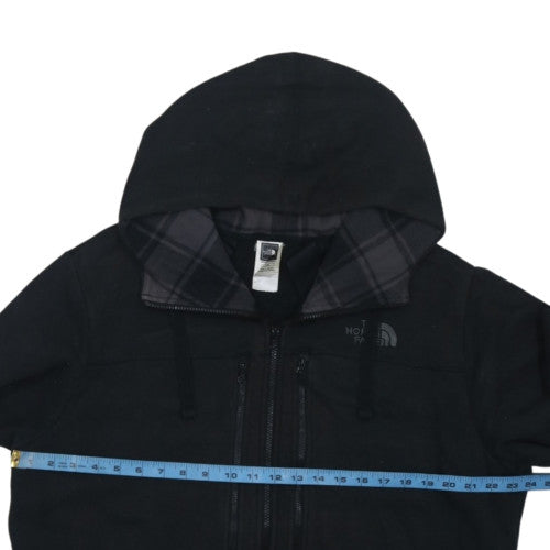 The North Face Men Black Full Zip Hoodie L Fleece Outdoor