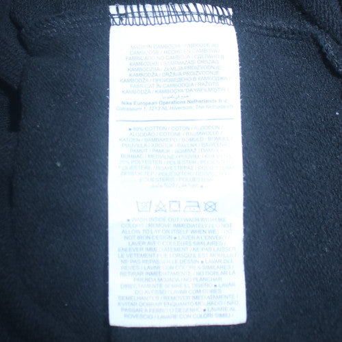 Nike Men's Black XL Half Zip Collared Fleece Sweatshirt