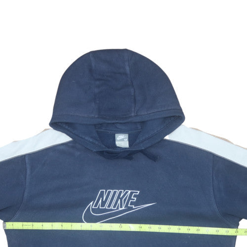 Nike Men's Blue Pullover Hoodie M Regular Fit Sports Fleece