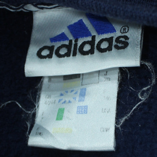 Adidas Mens Navy Blue Crew Neck Sweatshirt Size M Classic Pullover