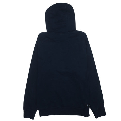 Nike Men's Blue Pullover Hoodie L Sports Graphic Fleece ENG Logo