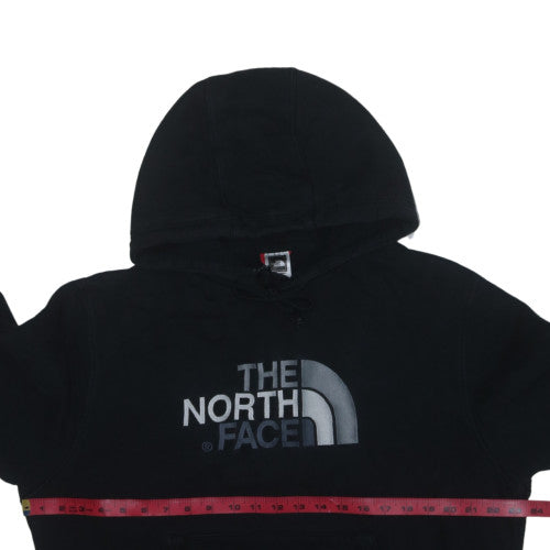 The North Face Mens Black Pullover Hoodie Size L Logo Sweatshirt