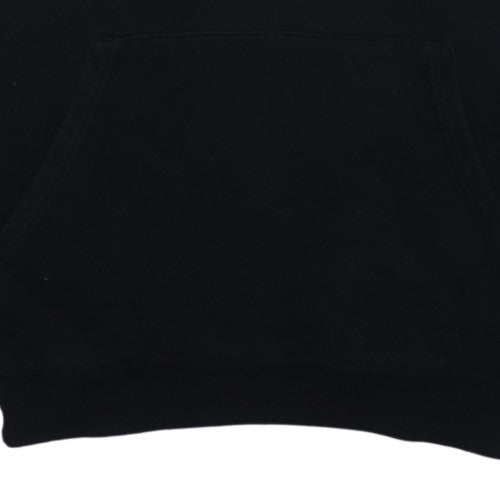 The North Face Mens Black Pullover Hoodie Size L Logo Sweatshirt