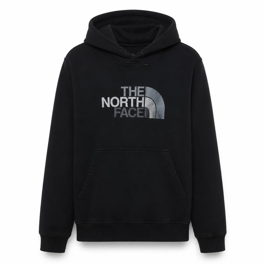 The North Face Men's Black Pullover Hoodie Size S Logo Fleece Sweatshirt
