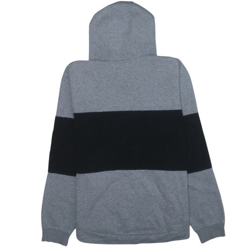 Adidas Men's Grey Black Pullover Hoodie Regular Fit Size M