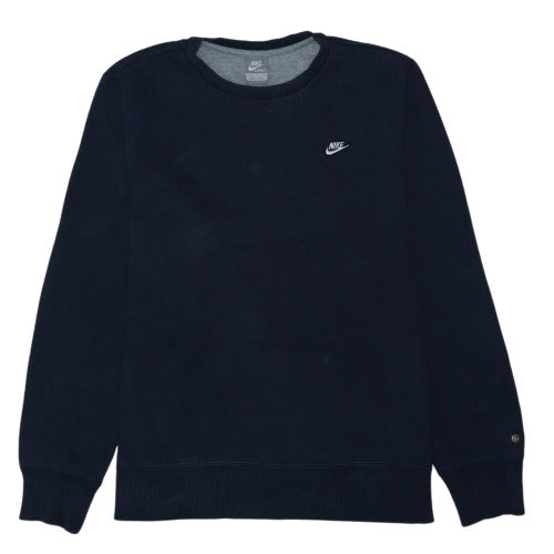 Nike Men's Blue XL Crew Neck Fleece Pullover Sweatshirt