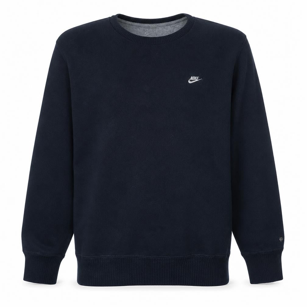 Nike Men's Blue XL Crew Neck Fleece Pullover Sweatshirt