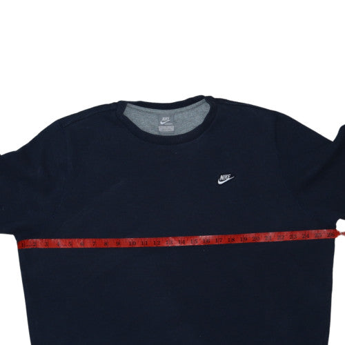Nike Men's Blue XL Crew Neck Fleece Pullover Sweatshirt